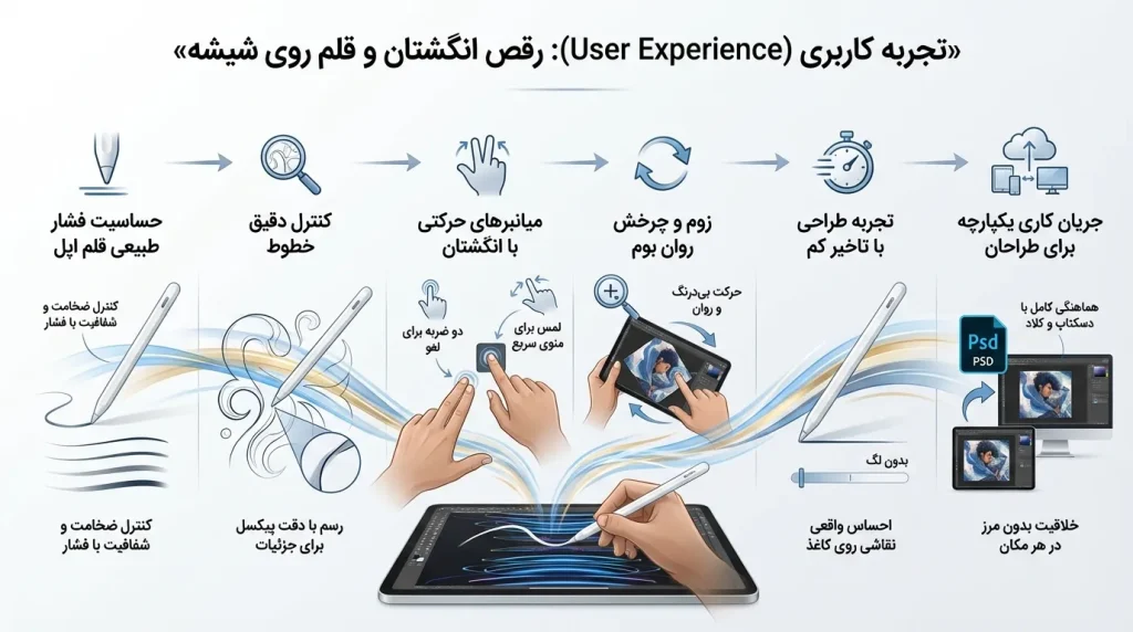 اپلیکیشن فتوشاپ برای آیپد پرو