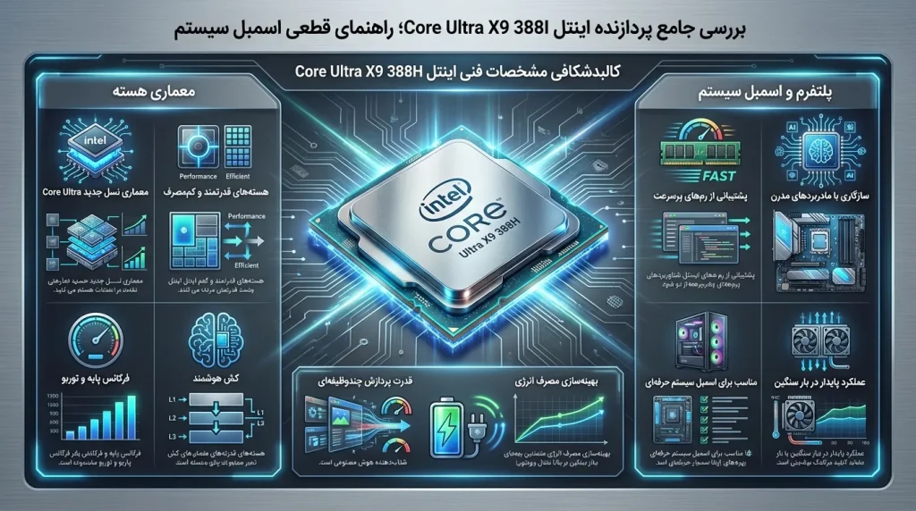 مشخصات فنی اینتل Core Ultra X9 388H