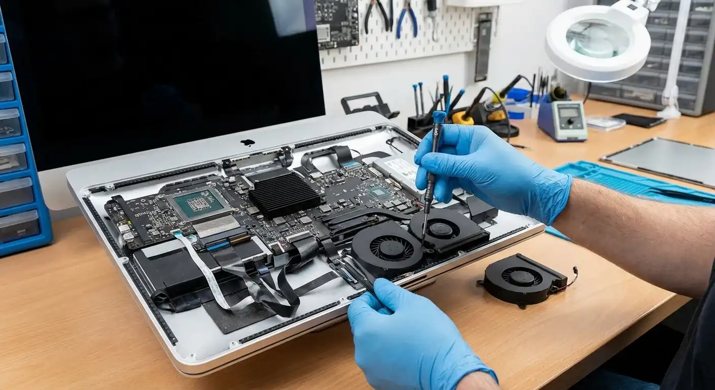 کامپیوتر All in One iMac: رفع مشکل صدای فن