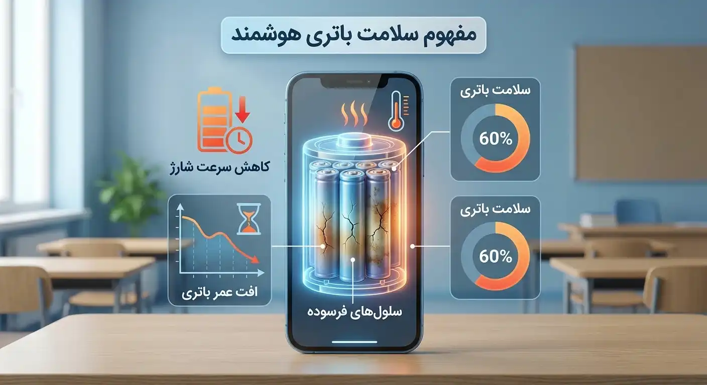 کاهش سرعت شارژ و عمر باتری