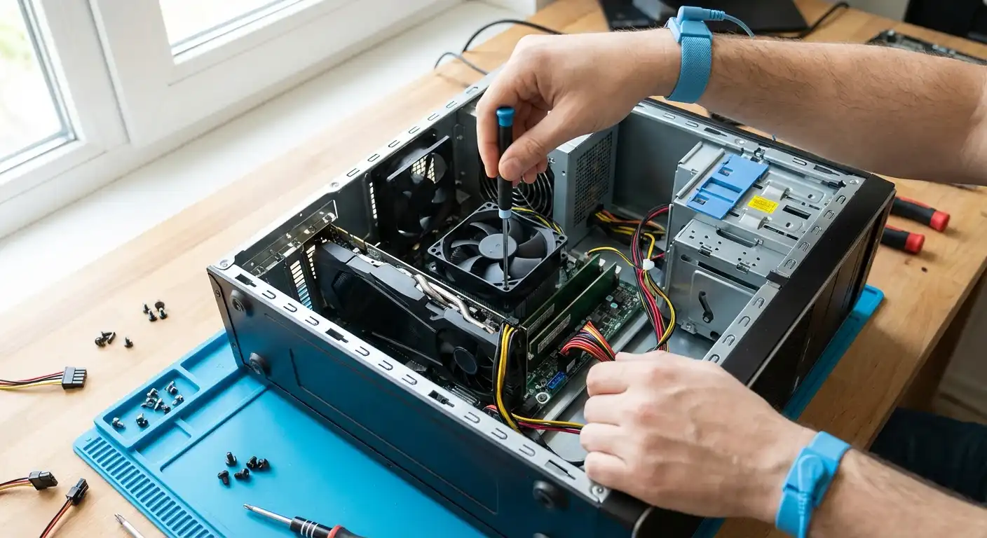 تعمیر فن کیس کامپیوتر