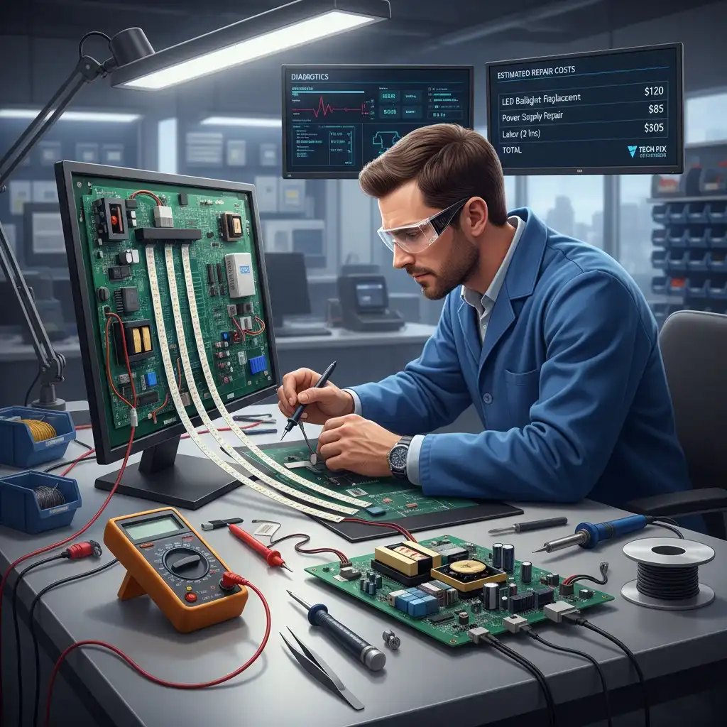 تعمیر مانیتور LED: قیمت و روش‌های تخصصی