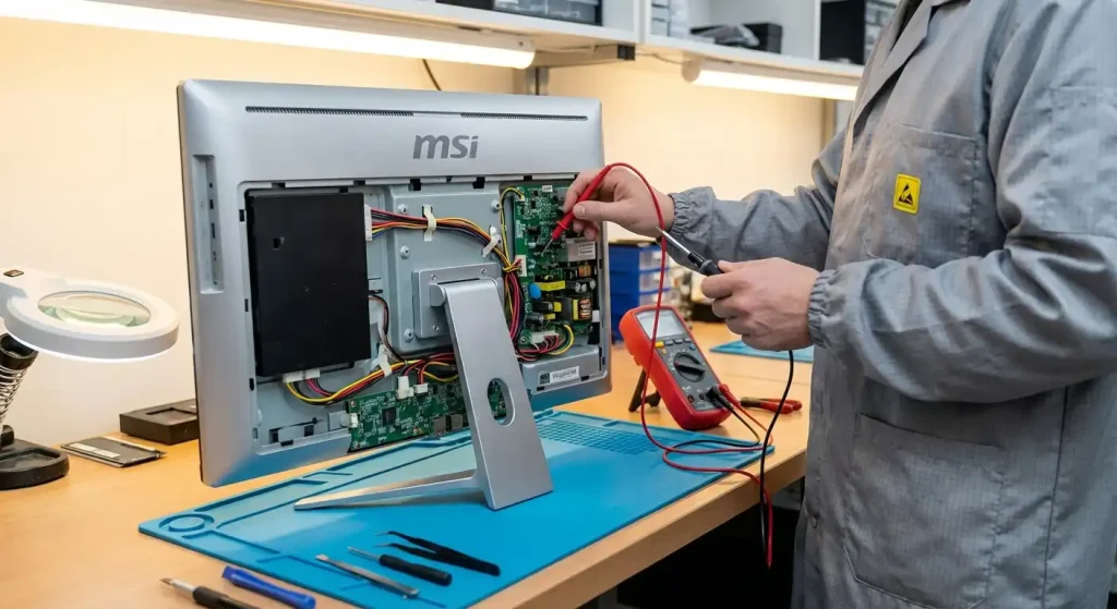 تعمیر کامپیوتر All in One MSI: مشکل روشن نشدن
