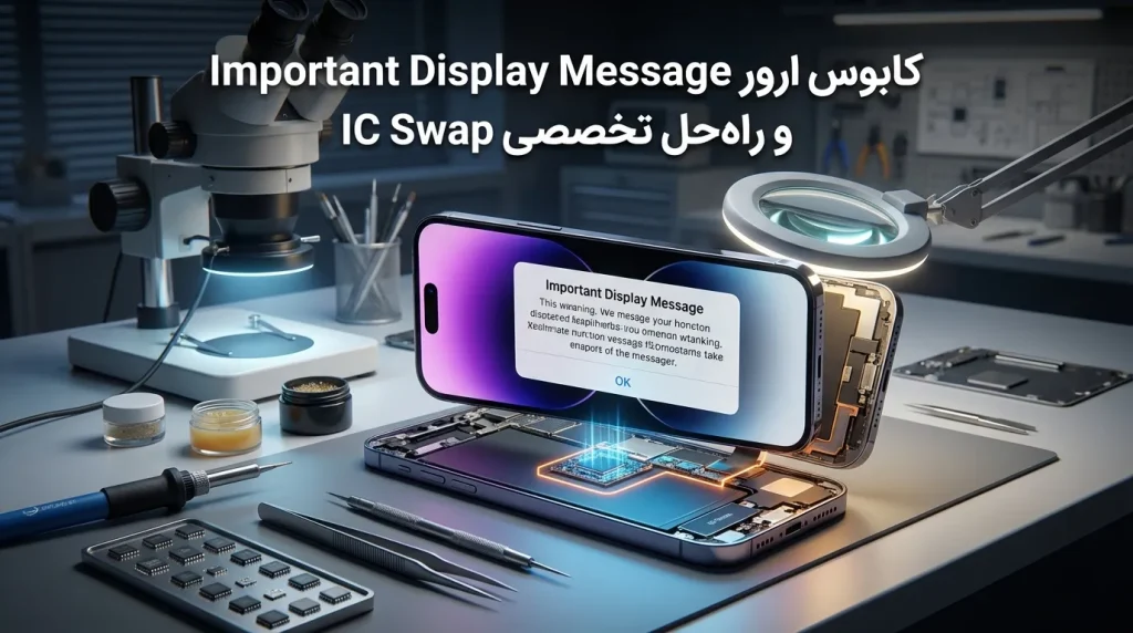 ارور Important Display Message و راهحل تخصصی IC Swap