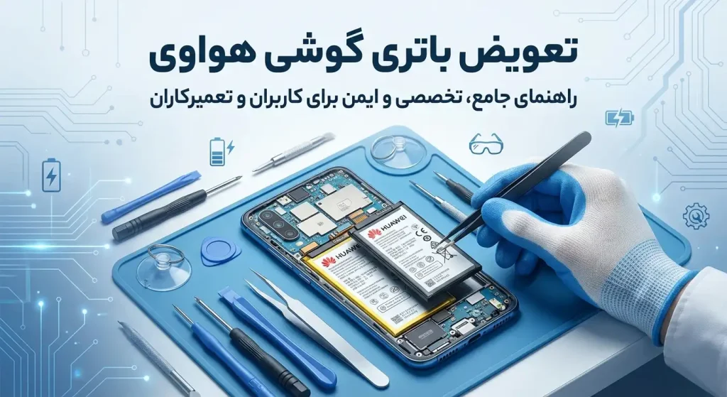 تعویض باتری گوشی هواوی؛ راهنمای جامع، تخصصی و ایمن برای کاربران و تعمیرکاران