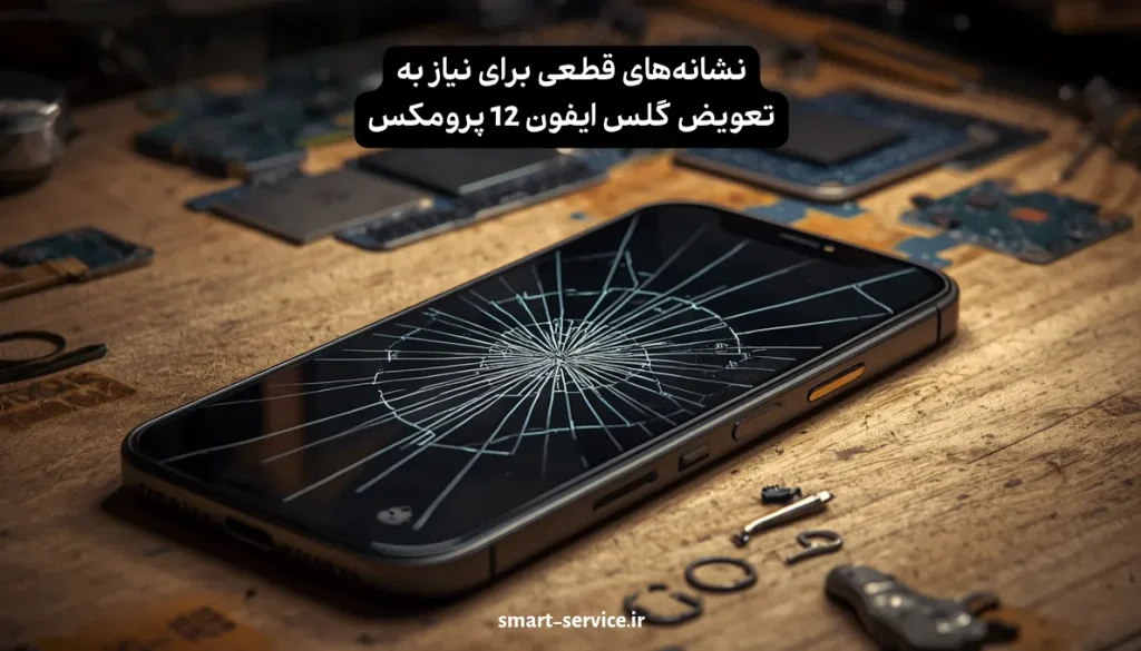 نشانههای قطعی برای نیاز به تعویض گلس ایفون 12 پرومکس