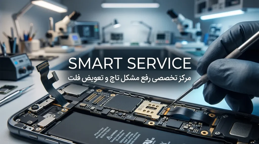 مرکز تخصصی رفع مشکل تاچ خودکار (Ghost Touch) و تعویض فلت تاچ آیفون