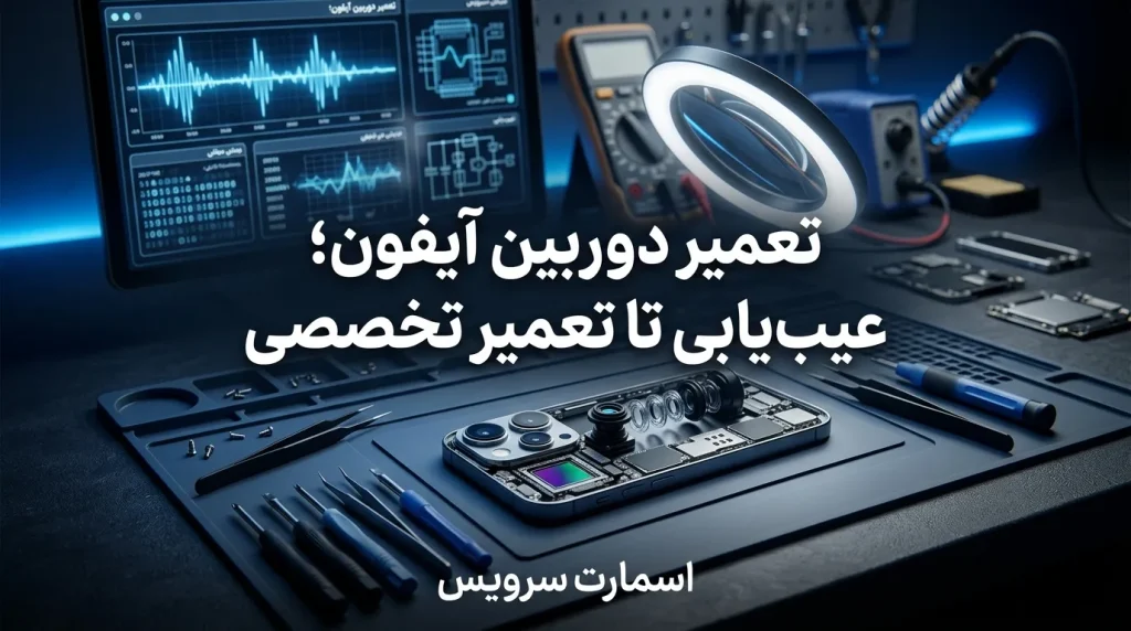 تعمیر دوربین آیفون؛ عیب یابی تا تعمیر تخصصی | اسمارت سرویس