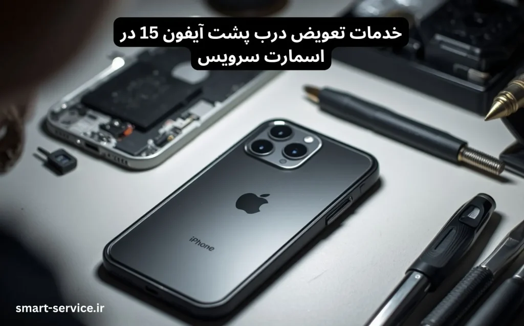 تعویض درب پشت ایفون 15