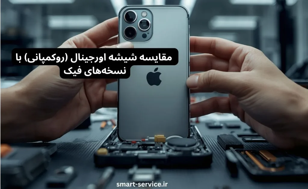 مقایسه شیشه اورجینال (روکمپانی) با نسخههای فیک
