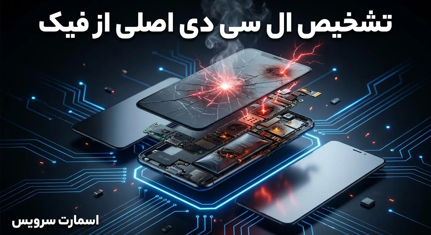 راهنمای جامع تشخیص ال‌سی‌دی (LCD) اصلی از فیک؛ ترفندهای طلایی جلوگیری از کلاهبرداری