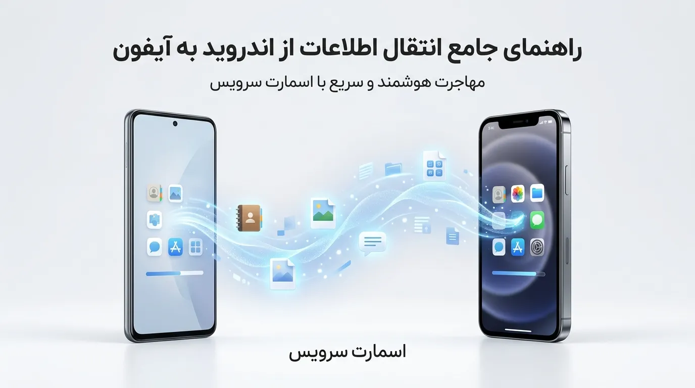 راهنمای جامع و تصویری انتقال اطلاعات از اندروید به آیفون
