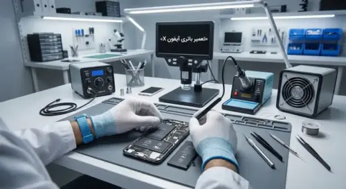 تعمیر باتری آیفون X